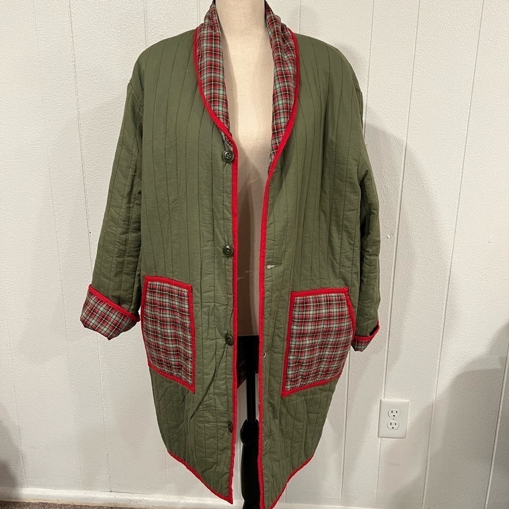 NWT THE GREAT The Reversible Mountain Puffer Plaid Jacket
Size L / 3 Goop - Picture 3 of 11